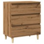Aparador madera contrachapada roble artisian 60x35x70 cm de , Aparadores - Ref: Foro24-856481, Precio: 74,17 €, Descuento: %