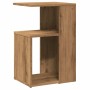 Mesa auxiliar de madera contrachapada roble artisan 36x30x56 cm by , Side tables - Ref: Foro24-856559, Price: 40,60 €, Discou...