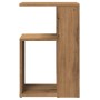 Mesa auxiliar de madera contrachapada roble artisan 36x30x56 cm by , Side tables - Ref: Foro24-856559, Price: 40,60 €, Discou...
