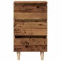 Mesita de noche madera de ingeniería envejecida 40x35x69 cm by , Nightstands - Ref: Foro24-856420, Price: 62,86 €, Discount: %