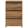 Mesitas noche 2uds madera ingeniería roble artisan 40x35x62,5cm by , Nightstands - Ref: Foro24-856525, Price: 117,73 €, Disco...