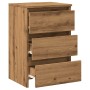 Mesitas noche 2uds madera ingeniería roble artisan 40x35x62,5cm by , Nightstands - Ref: Foro24-856525, Price: 117,73 €, Disco...