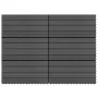 Porch tiles 6 pcs WPC black 60x30 cm 1.08 m² by vidaXL, Floors and carpets - Ref: Foro24-149029, Price: 71,80 €, Discount: %