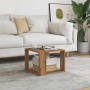Mesa de centro madera de ingeniería roble artisan 40x40x30 cm von , Couchtisch - Ref: Foro24-856495, Preis: 32,00 €, Rabatt: %