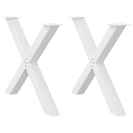 Patas para mesa de comedor en forma de X 2 uds acero blanco von , Tischbeine - Ref: Foro24-4012985, Preis: 116,20 €, Rabatt: %