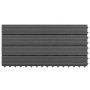 Verandafliesen 6 Stk. WPC schwarz 60x30 cm 1,08 m² von vidaXL, Böden und Teppiche - Ref: Foro24-149029, Preis: 67,25 €, Rabat...