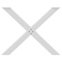 Patas para mesa de comedor en forma de X 2 uds acero blanco von , Tischbeine - Ref: Foro24-4012985, Preis: 116,20 €, Rabatt: %