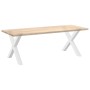 Patas para mesa de comedor en forma de X 2 uds acero blanco von , Tischbeine - Ref: Foro24-4012985, Preis: 116,20 €, Rabatt: %