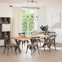Patas para mesa comedor forma X 3uds acero natural 70x(72-73)cm by , Table legs - Ref: Foro24-4012991, Price: 150,54 €, Disco...