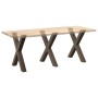 Patas para mesa comedor forma X 3uds acero natural 70x(72-73)cm by , Table legs - Ref: Foro24-4012991, Price: 150,54 €, Disco...
