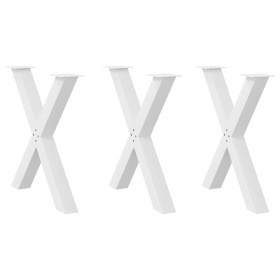 Patas para mesa de comedor en forma de X 3 uds acero blanco von , Tischbeine - Ref: Foro24-4012993, Preis: 159,37 €, Rabatt: %