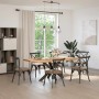 Pata mesa comedor forma araña natural 120x68x(72-73) cm acero by , Table legs - Ref: Foro24-4013115, Price: 145,62 €, Discoun...