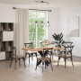 Pata de mesa comedor forma araña negra 85x85x(72-73) cm acero by , Table legs - Ref: Foro24-4013120, Price: 165,53 €, Discoun...