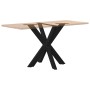Pata de mesa comedor forma araña negra 85x85x(72-73) cm acero by , Table legs - Ref: Foro24-4013120, Price: 165,53 €, Discoun...
