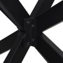 Pata de mesa comedor forma araña negra 85x85x(72-73) cm acero by , Table legs - Ref: Foro24-4013120, Price: 165,53 €, Discoun...