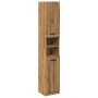 Armario de baño madera ingeniería roble artisan 32x34x188,5 cm von , Badezimmerwaschtische - Ref: Foro24-856944, Preis: 94,66...
