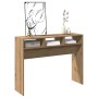 Mesa consola madera de ingeniería roble artesanal 105x30x80 cm by , Side tables - Ref: Foro24-856623, Price: 56,75 €, Discoun...