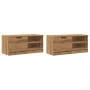 Muebles para TV 2 uds madera roble artisan 80x35x36,5 cm von , TV-Möbel - Ref: Foro24-856857, Preis: 86,43 €, Rabatt: %