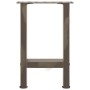 Patas para mesa de centro de acero natural 2 uds 38x(42-43) cm by , Table legs - Ref: Foro24-4013279, Price: 55,26 €, Discoun...