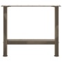 Patas para mesa de centro de acero natural 2 uds 60x(42-43) cm de , Patas para mesas - Ref: Foro24-4013287, Precio: 62,98 €, ...