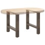 Patas para mesa de centro de acero natural 2 uds 60x(42-43) cm de , Patas para mesas - Ref: Foro24-4013287, Precio: 62,98 €, ...