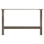 Patas para mesa de centro de acero natural 2 uds 70x(42-43) cm de , Patas para mesas - Ref: Foro24-4013291, Precio: 75,50 €, ...