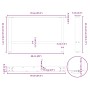 Patas para mesa de centro de acero natural 2 uds 70x(42-43) cm de , Patas para mesas - Ref: Foro24-4013291, Precio: 75,50 €, ...