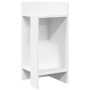 Mesas auxiliares 2 uds con estante blanco 25,5x27x60 cm by , Side tables - Ref: Foro24-858543, Price: 37,93 €, Discount: %