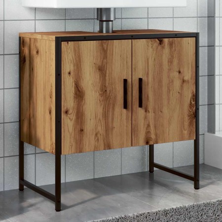 Mueble de lavabo de baño madera roble artisan 60x33x60 cm von , Badezimmerwaschtische - Ref: Foro24-857703, Preis: 59,12 €, R...
