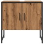 Mueble de lavabo de baño madera roble artisan 60x33x60 cm von , Badezimmerwaschtische - Ref: Foro24-857703, Preis: 59,12 €, R...