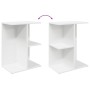 Mesitas de noche 2 uds madera de ingeniería blanco 46,5x29x61cm by , Nightstands - Ref: Foro24-858651, Price: 53,92 €, Discou...