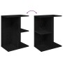 Mesitas de noche 2 uds madera de ingeniería roble negro by , Nightstands - Ref: Foro24-858653, Price: 55,28 €, Discount: %