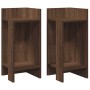 Mesas auxiliares 2 uds con estante marrón roble 25,5x27x60 cm von , Seitentische - Ref: Foro24-858555, Preis: 41,48 €, Rabatt: %