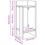 Mesas auxiliares 2 uds con estante marrón roble 25,5x27x60 cm von , Seitentische - Ref: Foro24-858555, Preis: 41,48 €, Rabatt: %