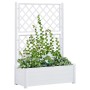 Pflanzgefäß mit weißem PP-Gitter 100x43x142 cm von vidaXL, Töpfe und Pflanzgefäße - Ref: Foro24-313983, Preis: 130,60 €, Raba...