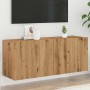 Mueble para TV de pared roble artisian 100x30x41 cm von , TV-Möbel - Ref: Foro24-857671, Preis: 63,20 €, Rabatt: %