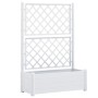 Pflanzgefäß mit weißem PP-Gitter 100x43x142 cm von vidaXL, Töpfe und Pflanzgefäße - Ref: Foro24-313983, Preis: 130,60 €, Raba...
