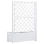 Pflanzgefäß mit weißem PP-Gitter 100x43x142 cm von vidaXL, Töpfe und Pflanzgefäße - Ref: Foro24-313983, Preis: 130,60 €, Raba...