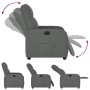 Sillón reclinable eléctrico de tela gris oscuro de , Sillones - Ref: Foro24-3302953, Precio: 239,10 €, Descuento: %