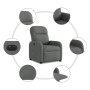 Sillón reclinable eléctrico de tela gris oscuro de , Sillones - Ref: Foro24-3302953, Precio: 239,10 €, Descuento: %