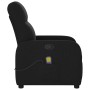 Sillón reclinable de masaje de tela negro by , Armchairs - Ref: Foro24-4015534, Price: 202,48 €, Discount: %