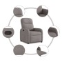 Sillón reclinable de tela gris taupe by , Armchairs - Ref: Foro24-4015529, Price: 194,58 €, Discount: %