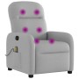 Sillón de masaje reclinable de tela gris nube de , Sillones - Ref: Foro24-4015541, Precio: 208,34 €