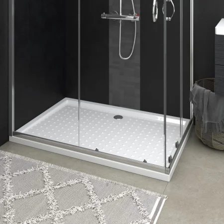 Plato de ducha con puntos ABS blanco 80x120x4 cm de vidaXL, Platos de ducha - Ref: Foro24-148901, Precio: 118,57 €, Descuento: %