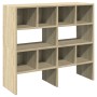 Zapateros 2 uds apilables roble sonoma 89,5x30x40 cm von , Kommoden-Organizer und Bar-Kleiderbügel - Ref: Foro24-858844, Prei...