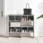 Zapateros 2 uds apilables gris hormigón 89,5x30x40 cm von , Kommoden-Organizer und Bar-Kleiderbügel - Ref: Foro24-858846, Pre...