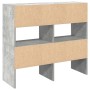 Zapateros 2 uds apilables gris hormigón 89,5x30x40 cm von , Kommoden-Organizer und Bar-Kleiderbügel - Ref: Foro24-858846, Pre...
