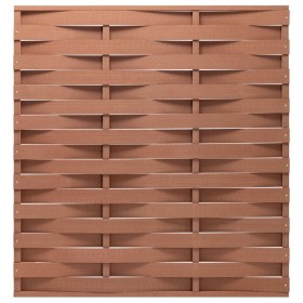 Panel de valla WPC marrón 170x180 cm