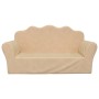 Sofá infantil de 2 plazas de felpa suave color crema von , Baby- und Kleinkindmöbel - Ref: Foro24-357049, Preis: 52,79 €, Rab...
