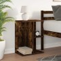 Mesita de noche madera de ingeniería ahumado roble 46,5x29x61cm by , Nightstands - Ref: Foro24-858658, Price: 32,90 €, Discou...